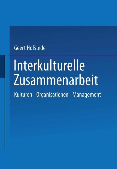 Cover: 9783409131575 | Interkulturelle Zusammenarbeit | Geert Hofstede | Taschenbuch | 1993