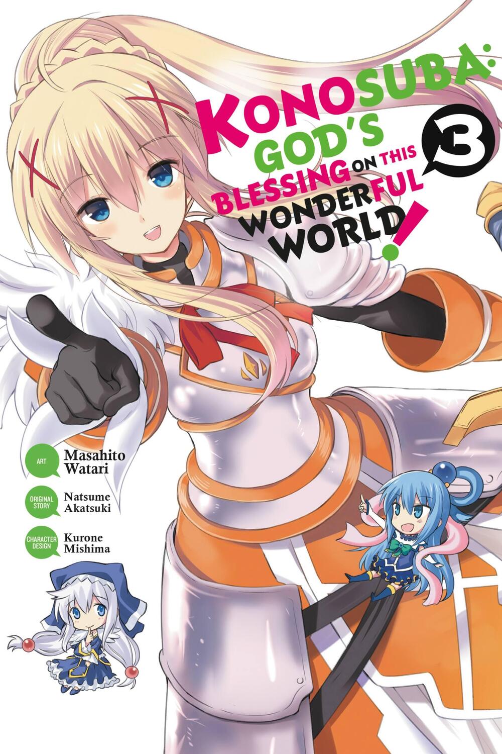 Cover: 9780316469333 | Konosuba: God's Blessing on This Wonderful World!, Vol. 3 (Manga)