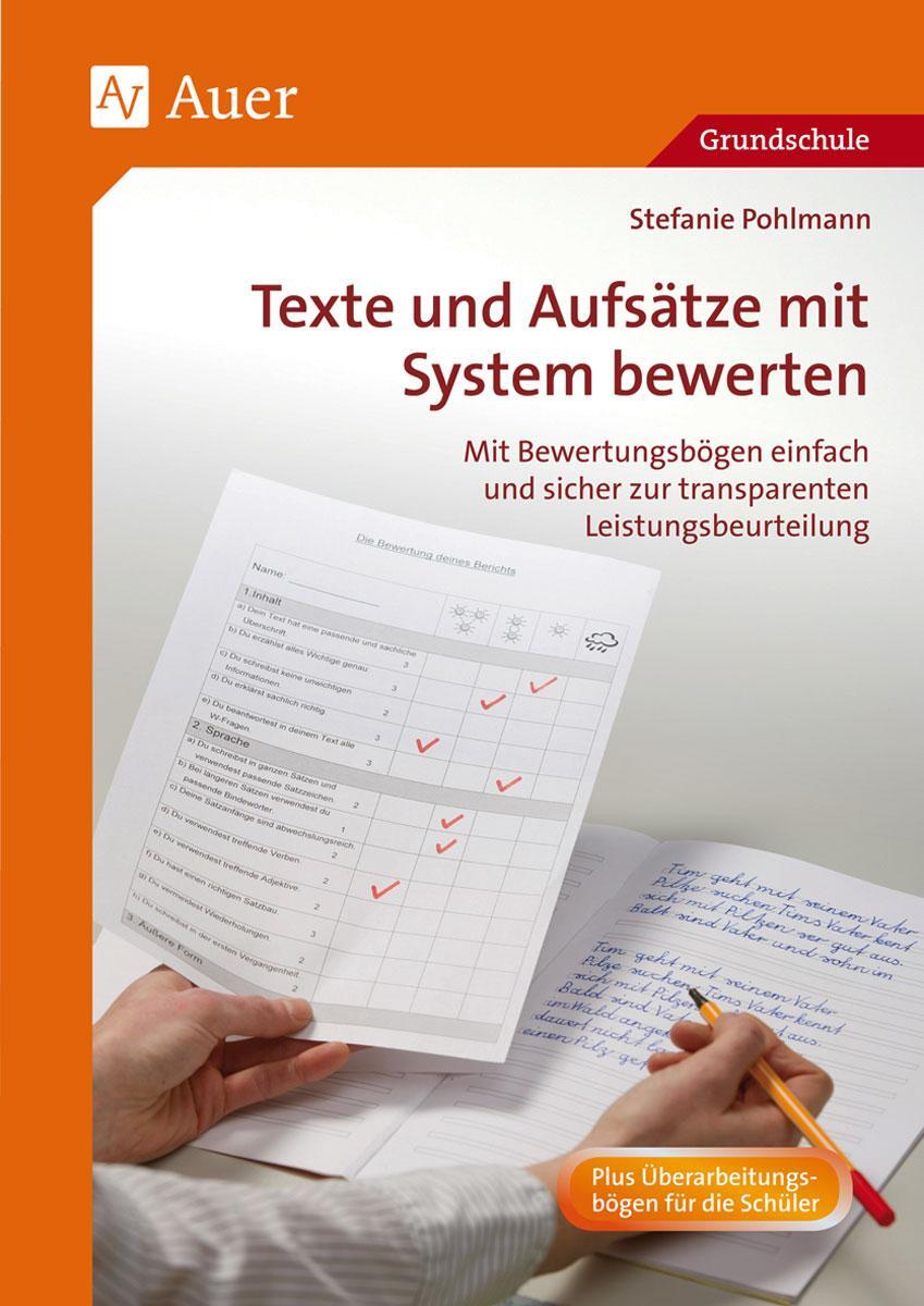 Cover: 9783403073048 | Texte und Aufsätze mit System bewerten | Stefanie Pohlmann | Broschüre