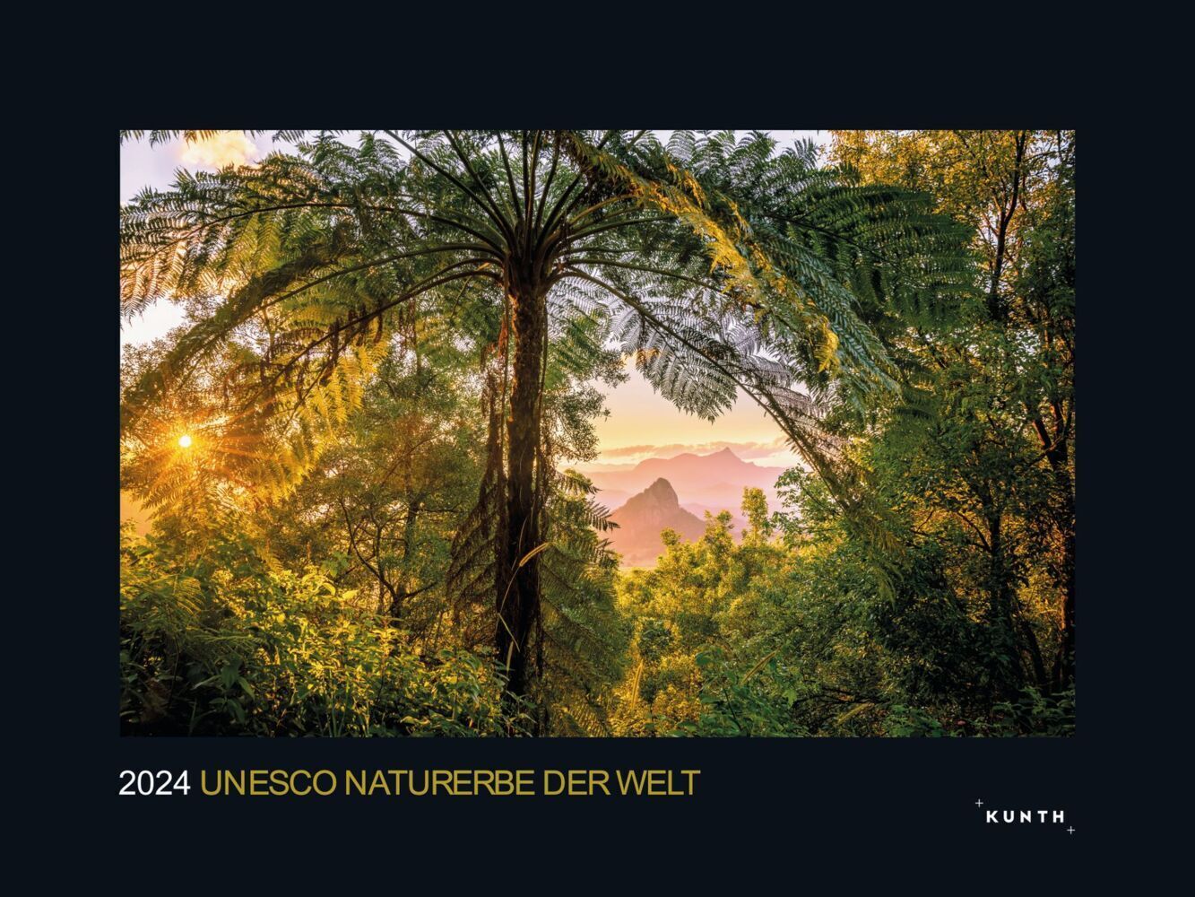 Cover: 9783965912540 | UNESCO Naturerbe der Welt - KUNTH Wandkalender 2024 | Kalender | 14 S.
