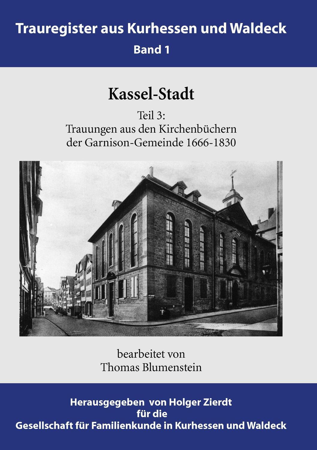 Cover: 9783842318786 | Kassel-Stadt | Thomas Blumenstein | Taschenbuch | Paperback | 548 S.