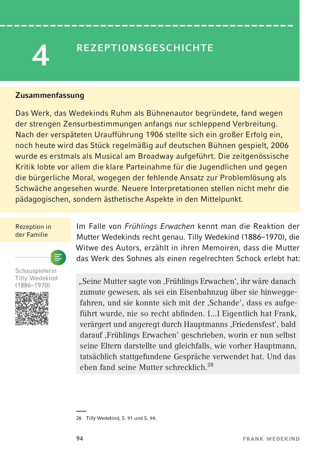 Bild: 9783804420809 | Frühlings Erwachen - Textanalyse und Interpretation | Frank Wedekind