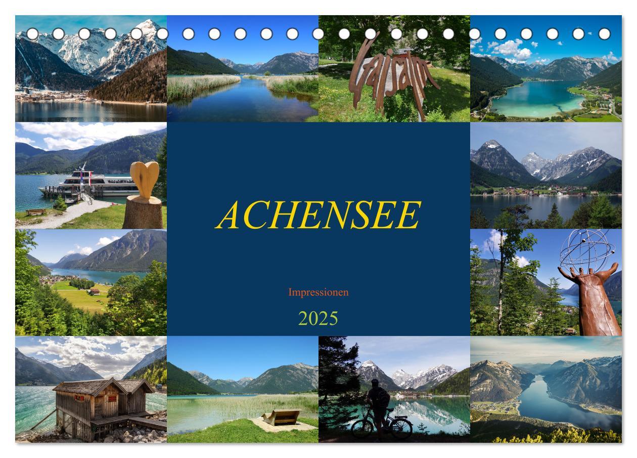 Cover: 9783383898938 | ACHENSEE Impressionen (Tischkalender 2025 DIN A5 quer), CALVENDO...