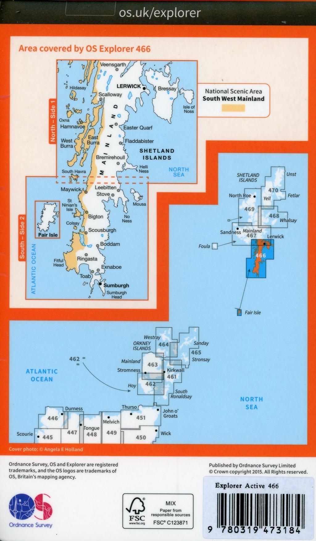 Bild: 9780319473184 | Shetland - Mainland South | Ordnance Survey | (Land-)Karte | Englisch