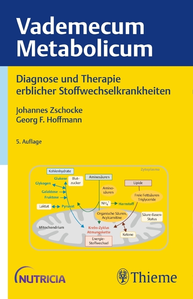 Cover: 9783132435506 | Vademecum Metabolicum | Johannes Zschocke (u. a.) | Taschenbuch | XIV