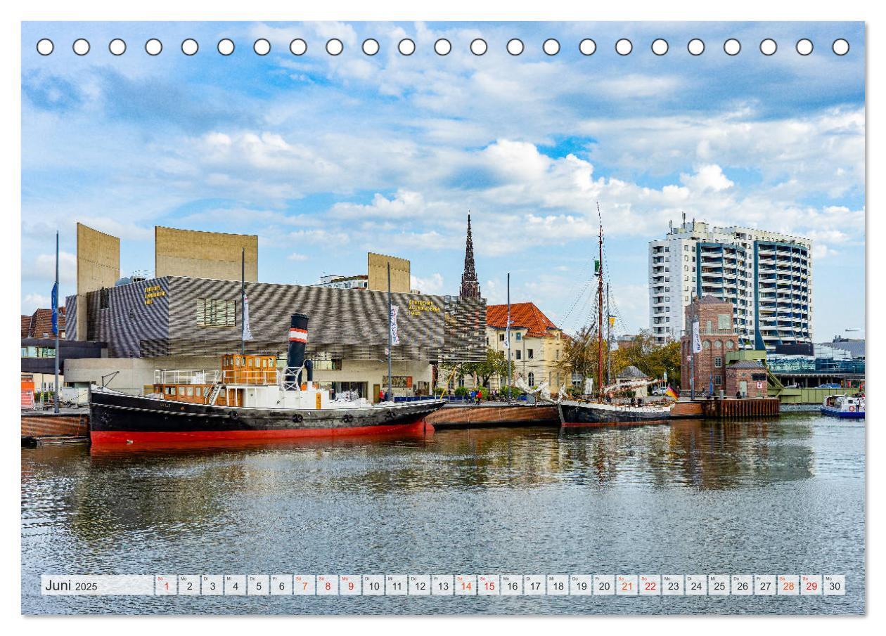 Bild: 9783435181438 | Bremerhaven Stadtansichten (Tischkalender 2025 DIN A5 quer),...