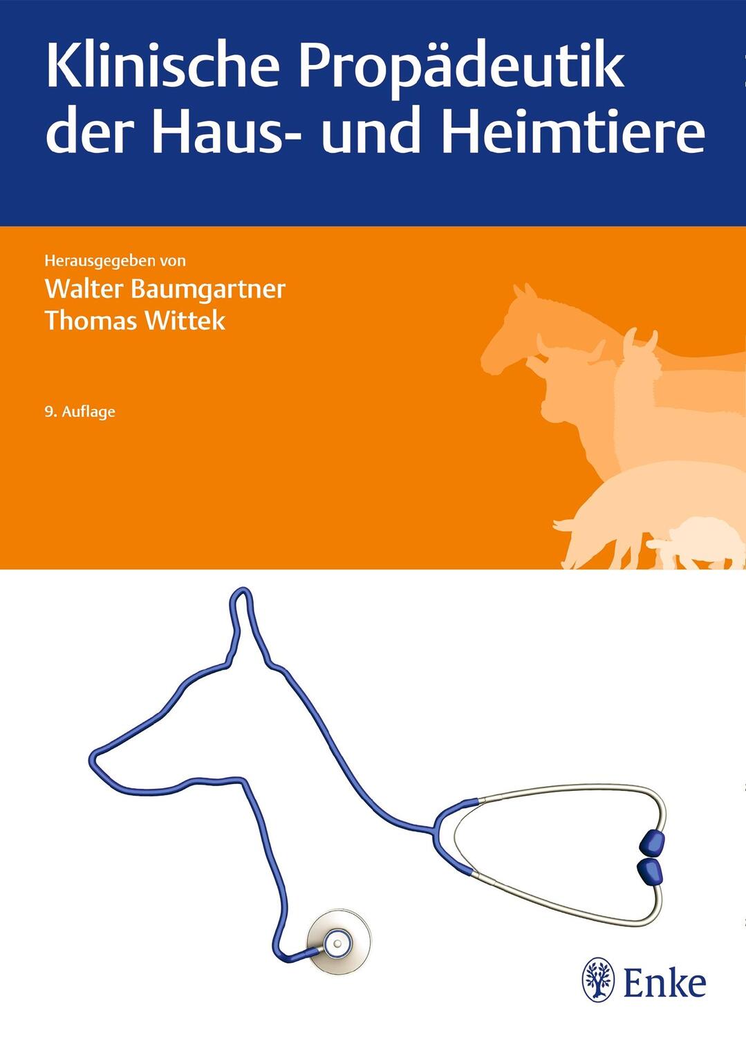 Cover: 9783132402744 | Klinische Propädeutik der Haus- und Heimtiere | Baumgartner (u. a.)