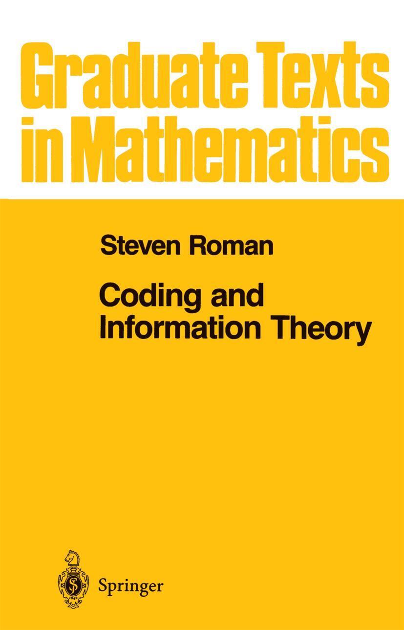 Cover: 9780387978123 | Coding and Information Theory | Steven Roman | Buch | xviii | Englisch