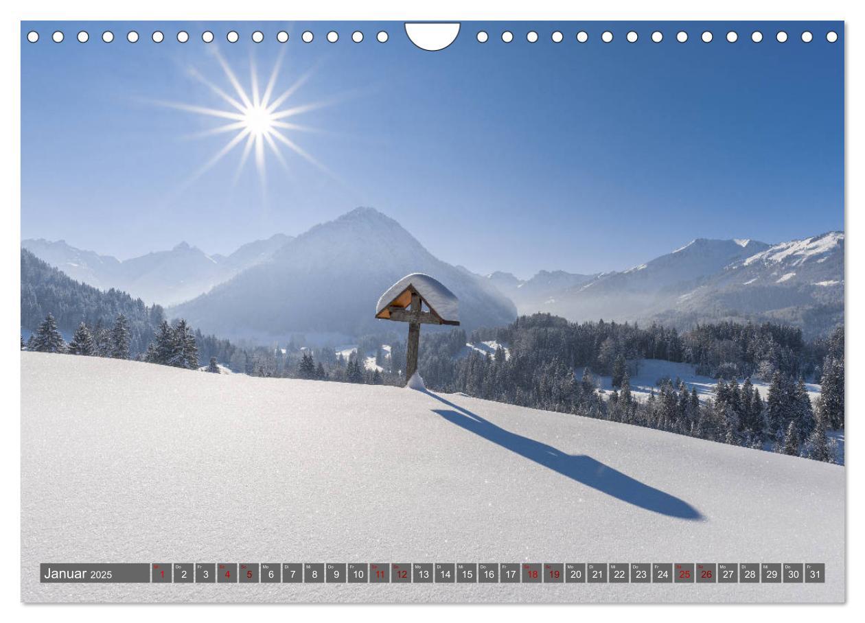 Bild: 9783435359370 | Faszination Oberallgäu (Wandkalender 2025 DIN A4 quer), CALVENDO...