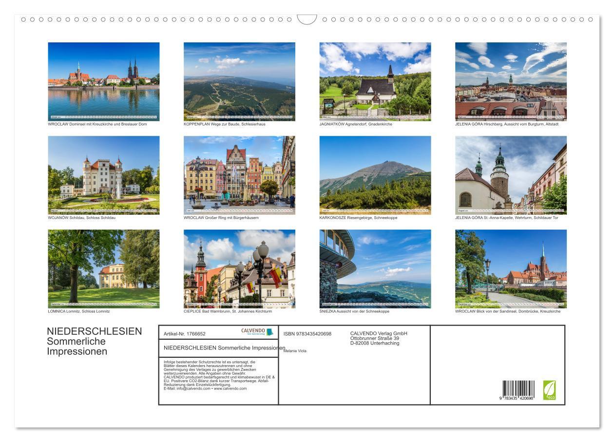 Bild: 9783435420698 | NIEDERSCHLESIEN Sommerliche Impressionen (Wandkalender 2025 DIN A2...