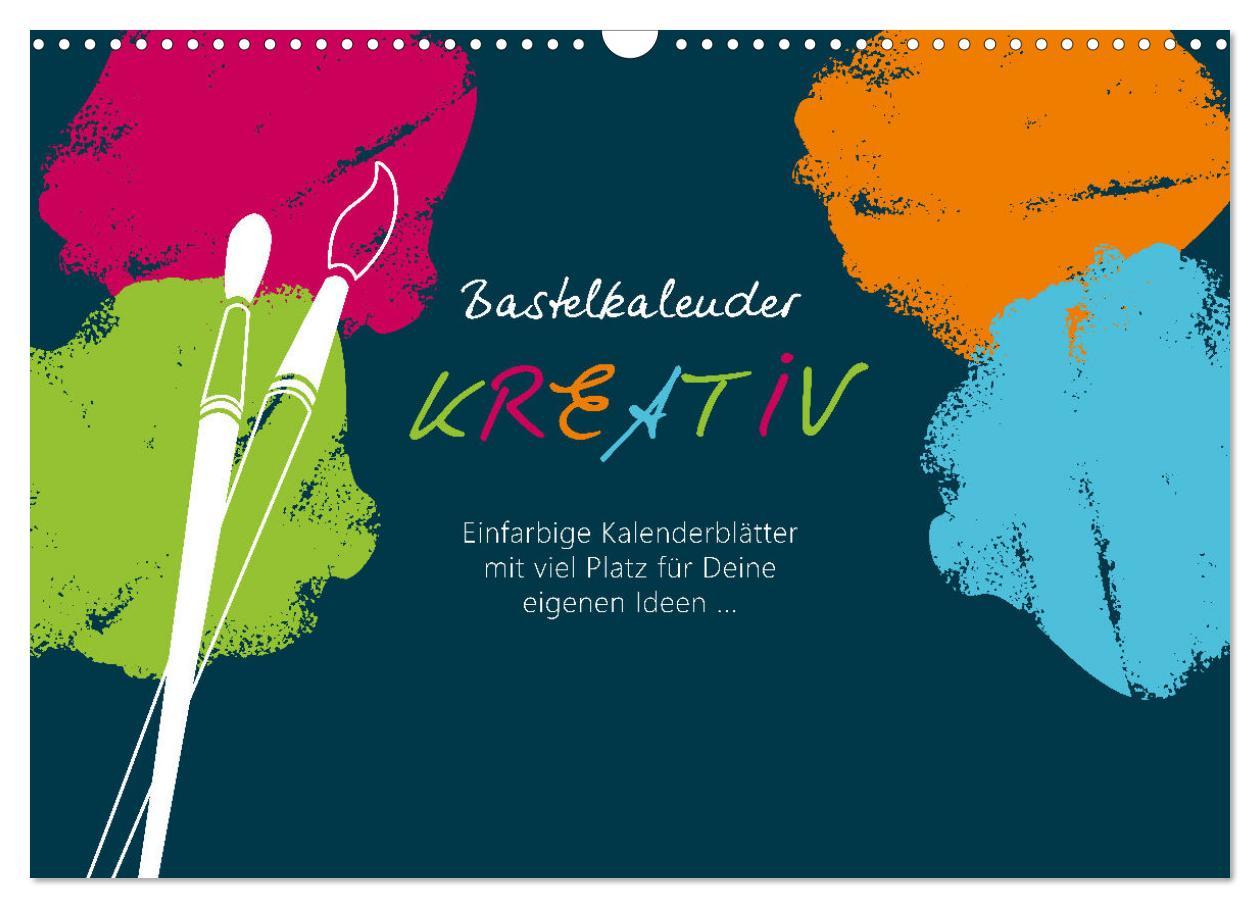 Cover: 9783435097319 | Bastelkalender KREATIV (Wandkalender 2025 DIN A3 quer), CALVENDO...