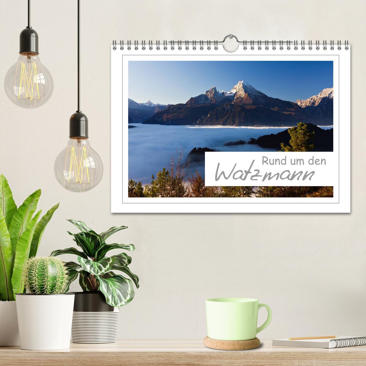 Bild: 9783435464326 | Rund um den Watzmann (Wandkalender 2025 DIN A4 quer), CALVENDO...