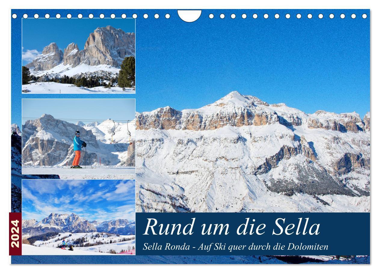 Cover: 9783383021824 | Sella Ronda (Wandkalender 2024 DIN A4 quer), CALVENDO Monatskalender