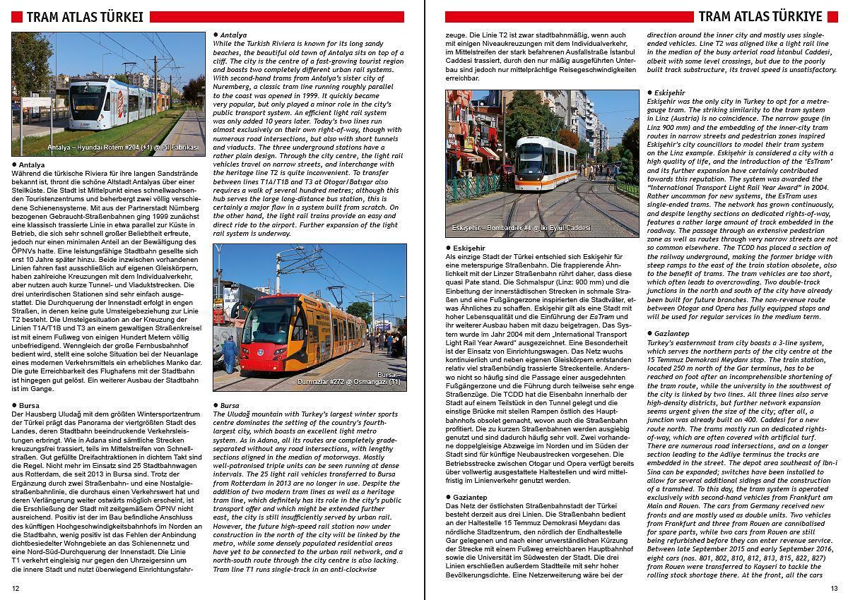 Bild: 9783936573770 | Tram Atlas Türkei / Türkiye | Bernhard Kußmagk (u. a.) | Taschenbuch