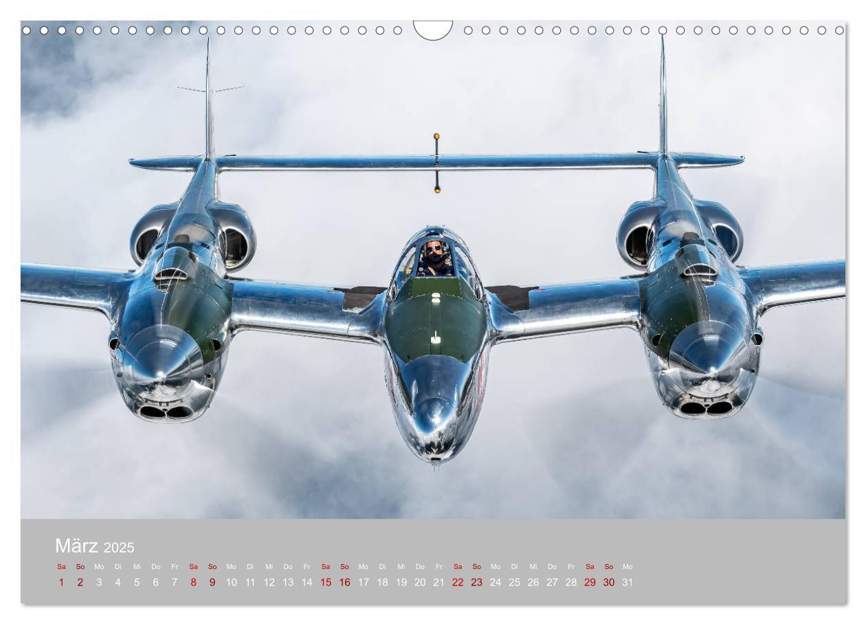 Bild: 9783435147748 | Fliegende Legenden - Warbirds (Wandkalender 2025 DIN A3 quer),...