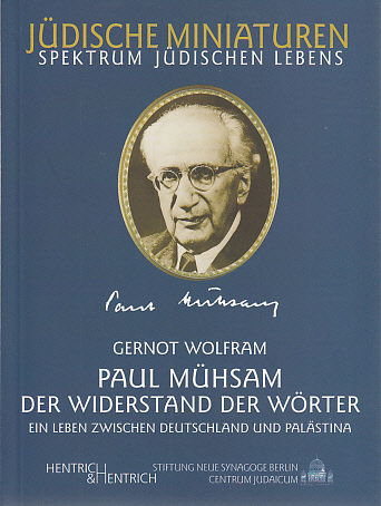 Cover: 9783938485378 | Paul Mühsam (1876-1960) | Gernot Wolfram | Taschenbuch | Deutsch