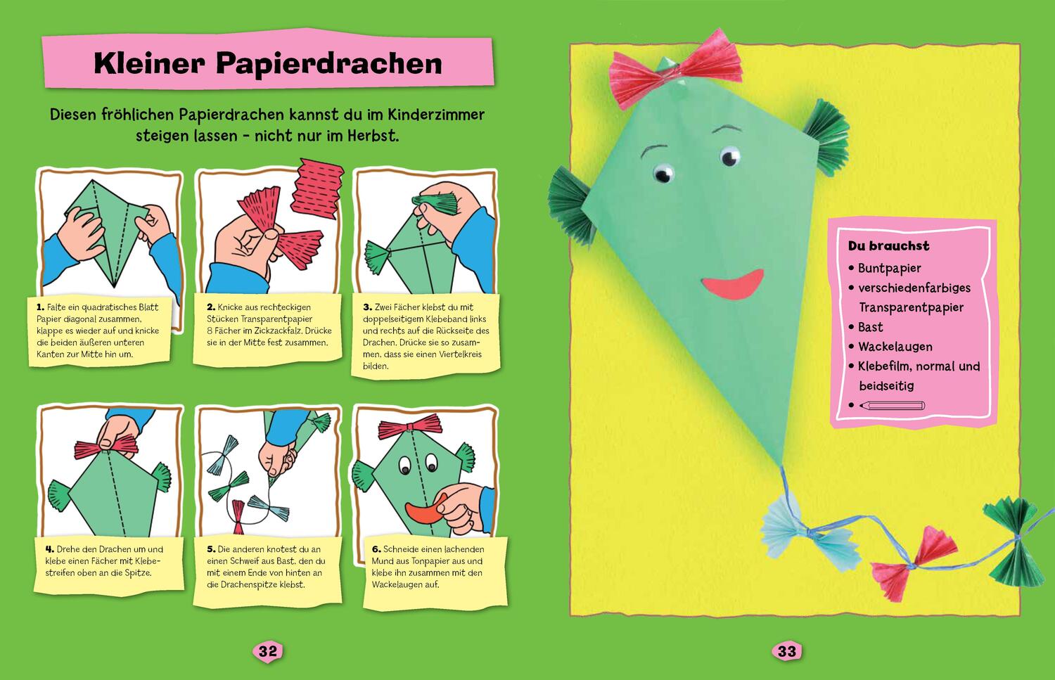 Bild: 9783849904258 | Bastelbuch für Kinder ab 2 Jahren | Falten, Kleben, Malen | Holzapfel