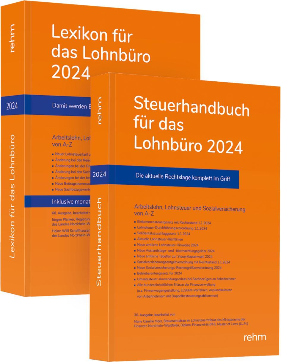 Cover: 9783807328614 | Buchpaket Lexikon für das Lohnbüro und Steuerhandbuch 2024 | Buch