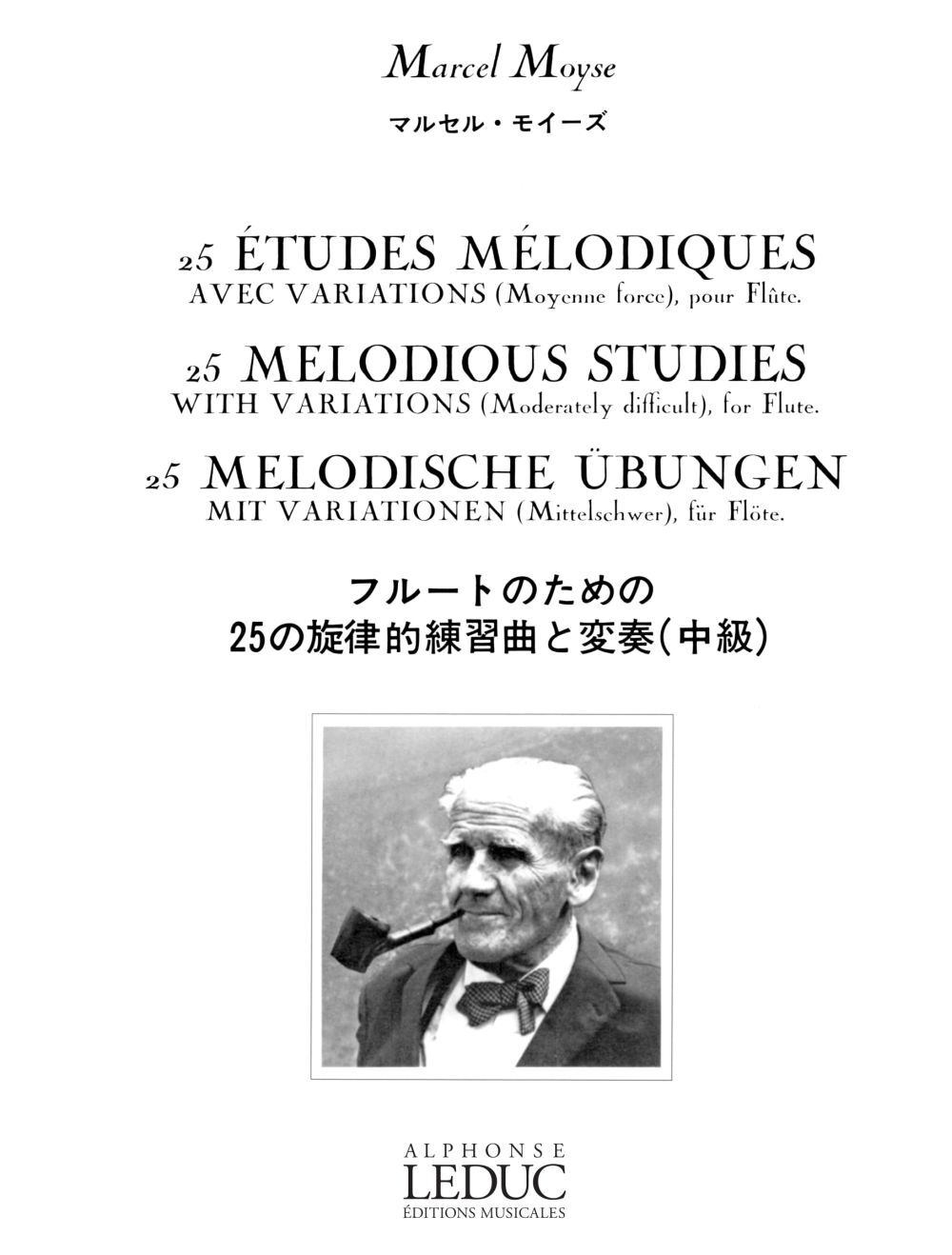 Cover: 9790046180262 | 25 Melodiques avec Variations | Marcel Moyse | Buch | Alphonse Leduc