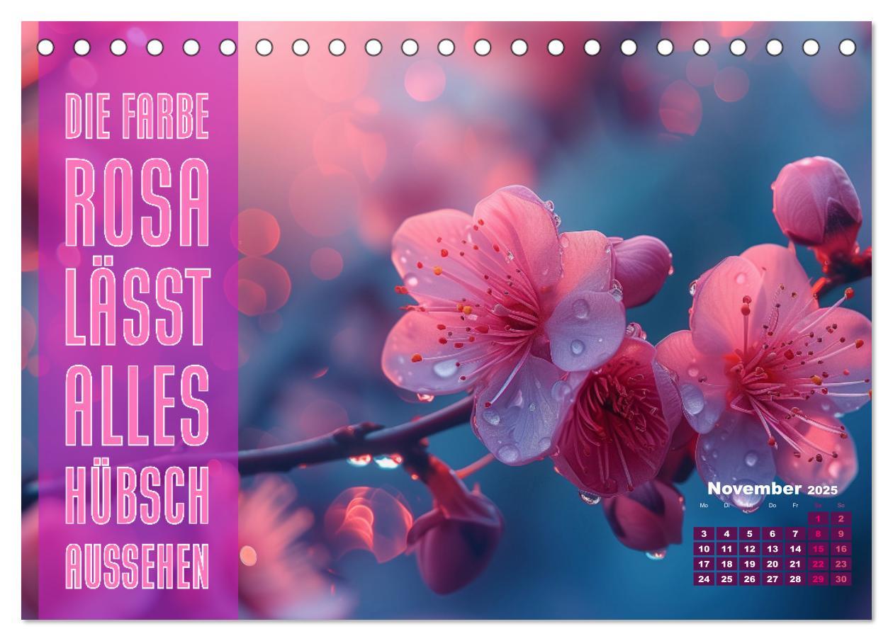 Bild: 9783457224052 | Lieblingsfarbe Rosa - mit coolen Sprüchen (Tischkalender 2025 DIN...