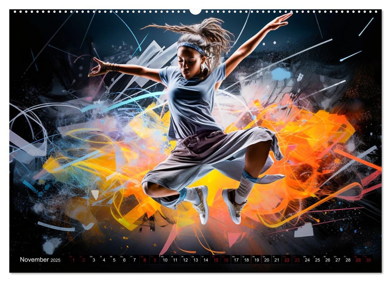 Bild: 9783383877599 | Color Dance Art (Wandkalender 2025 DIN A2 quer), CALVENDO...