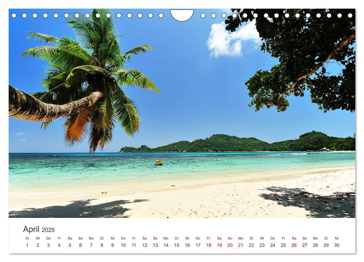 Bild: 9783435440511 | Traumstrände der Seychellen (Wandkalender 2025 DIN A4 quer),...