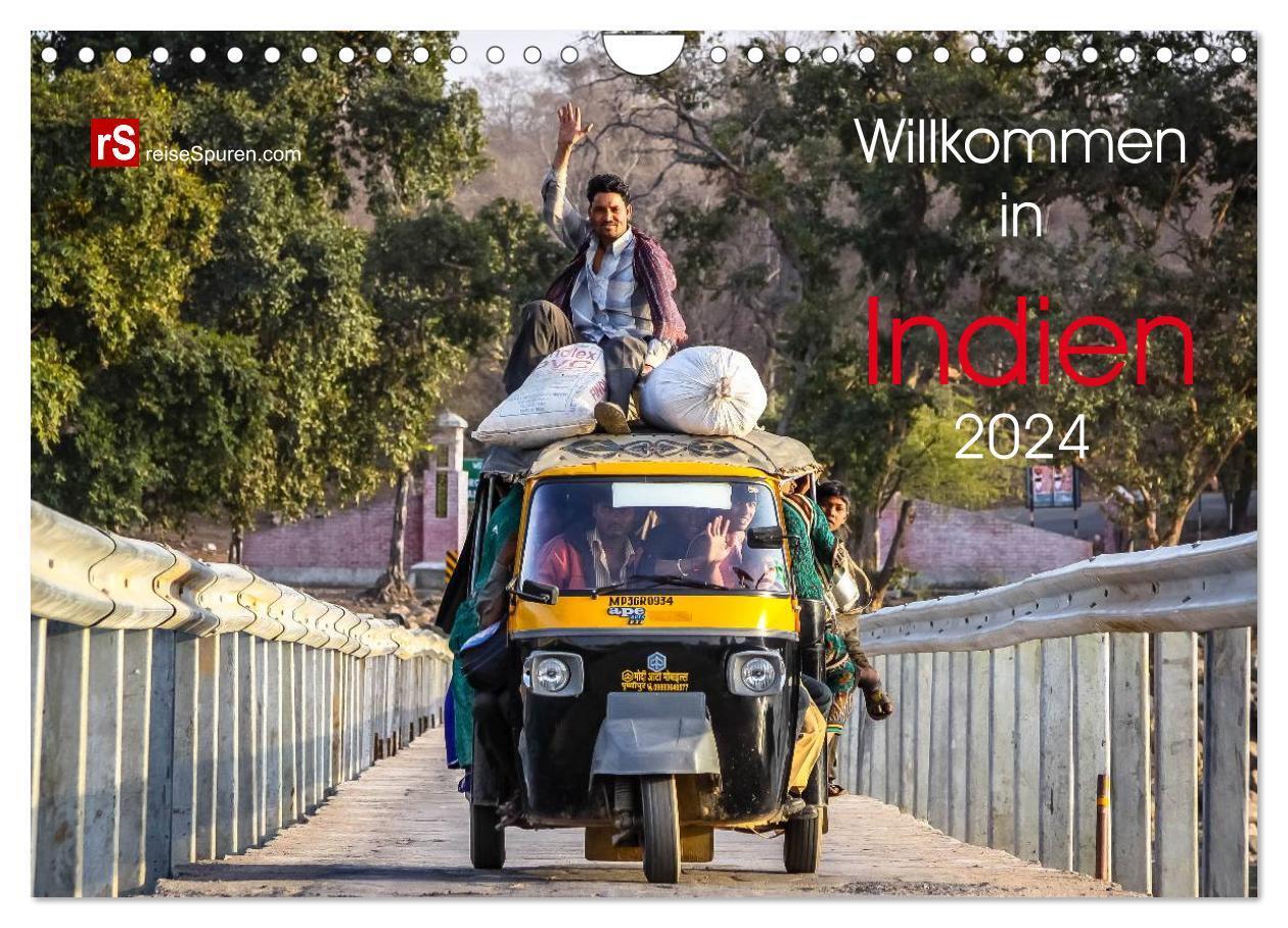 Cover: 9783383410826 | Willkommen in Indien 2024 (Wandkalender 2024 DIN A4 quer), CALVENDO...