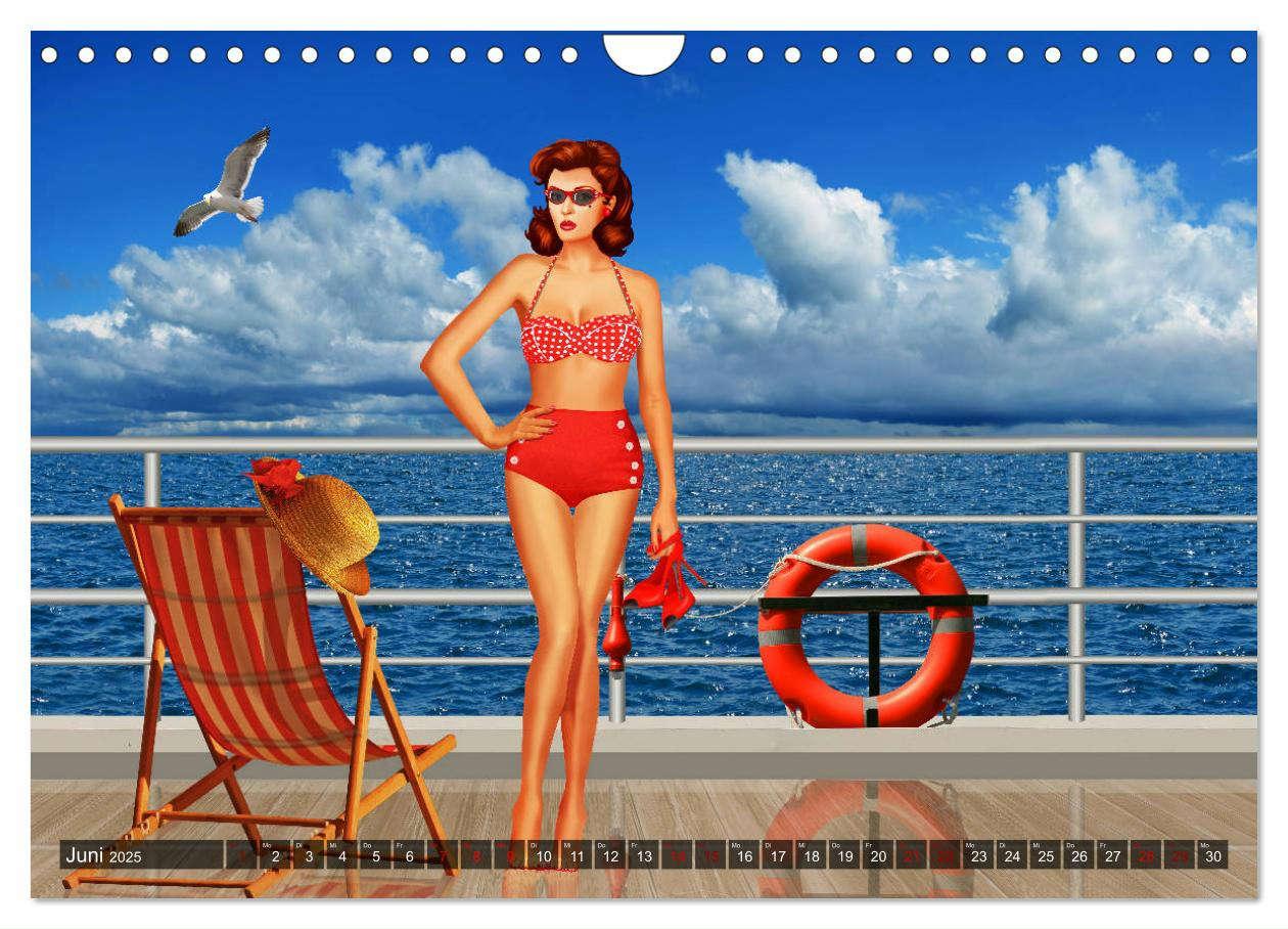 Bild: 9783435378845 | Pin-Up Girls im Retro Style by Mausopardia (Wandkalender 2025 DIN...