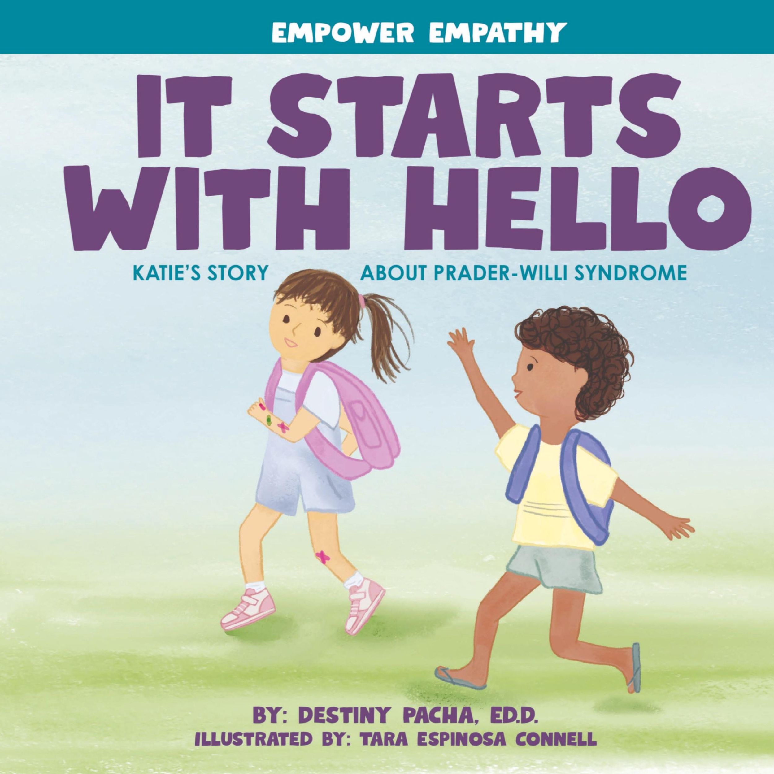 Cover: 9798218311636 | It Starts with Hello | Katie's Story about Prader-Willi Syndrome