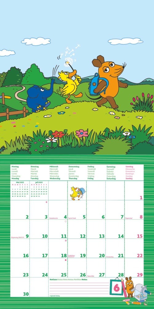 Bild: 4251732343965 | Alpha Edition - Die Maus 2025 Broschürenkalender 30x30cm,...