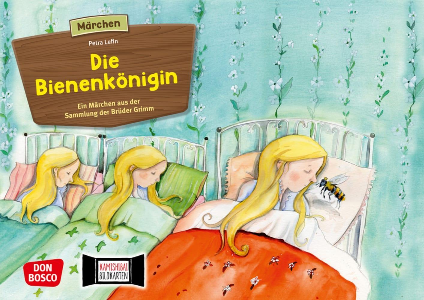 Cover: 4260179511745 | Die Bienenkönigin. Kamishibai Bildkartenset. | Brüder Grimm | Box