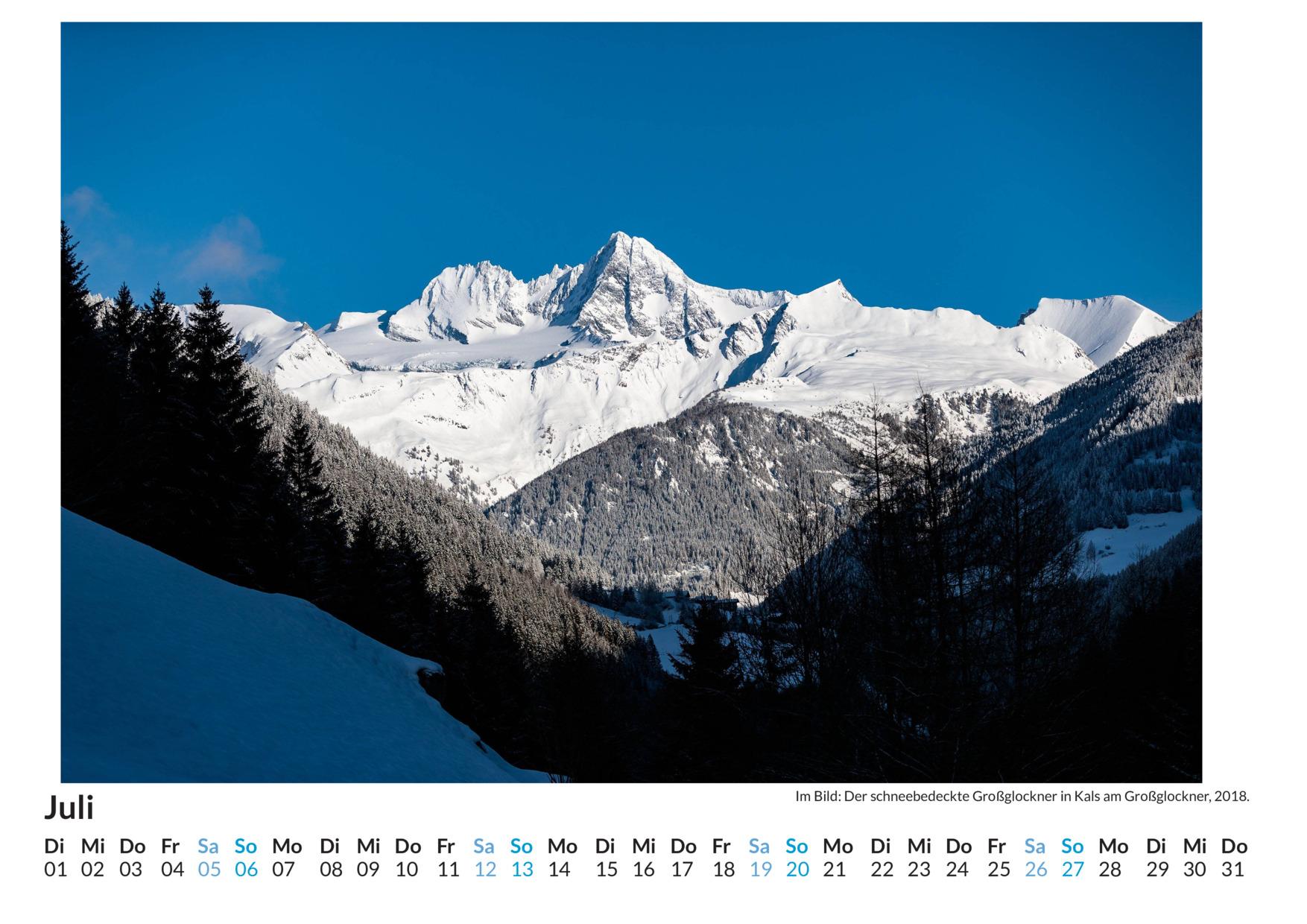 Bild: 9783759121479 | Kals am Großglockner - (Wandkalender 2025, Kalender DIN A4 quer,...