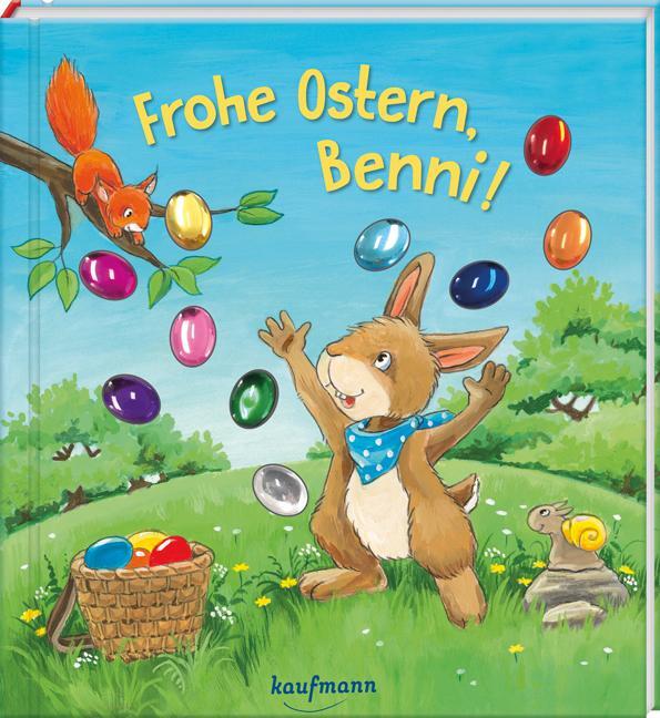 Cover: 9783780664099 | Frohe Ostern, Benni! | Funkel-Bilderbuch mit Glitzersteinen | Lückel