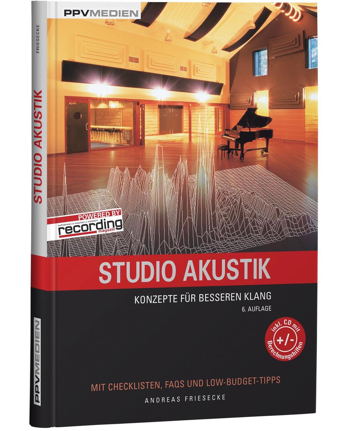 Cover: 9783955120795 | Studio Akustik | Konzepte für besseren Klang | Andreas Friesecke