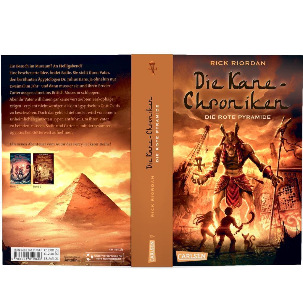 Bild: 9783551312846 | Die Kane-Chroniken 01: Die rote Pyramide | Rick Riordan | Taschenbuch