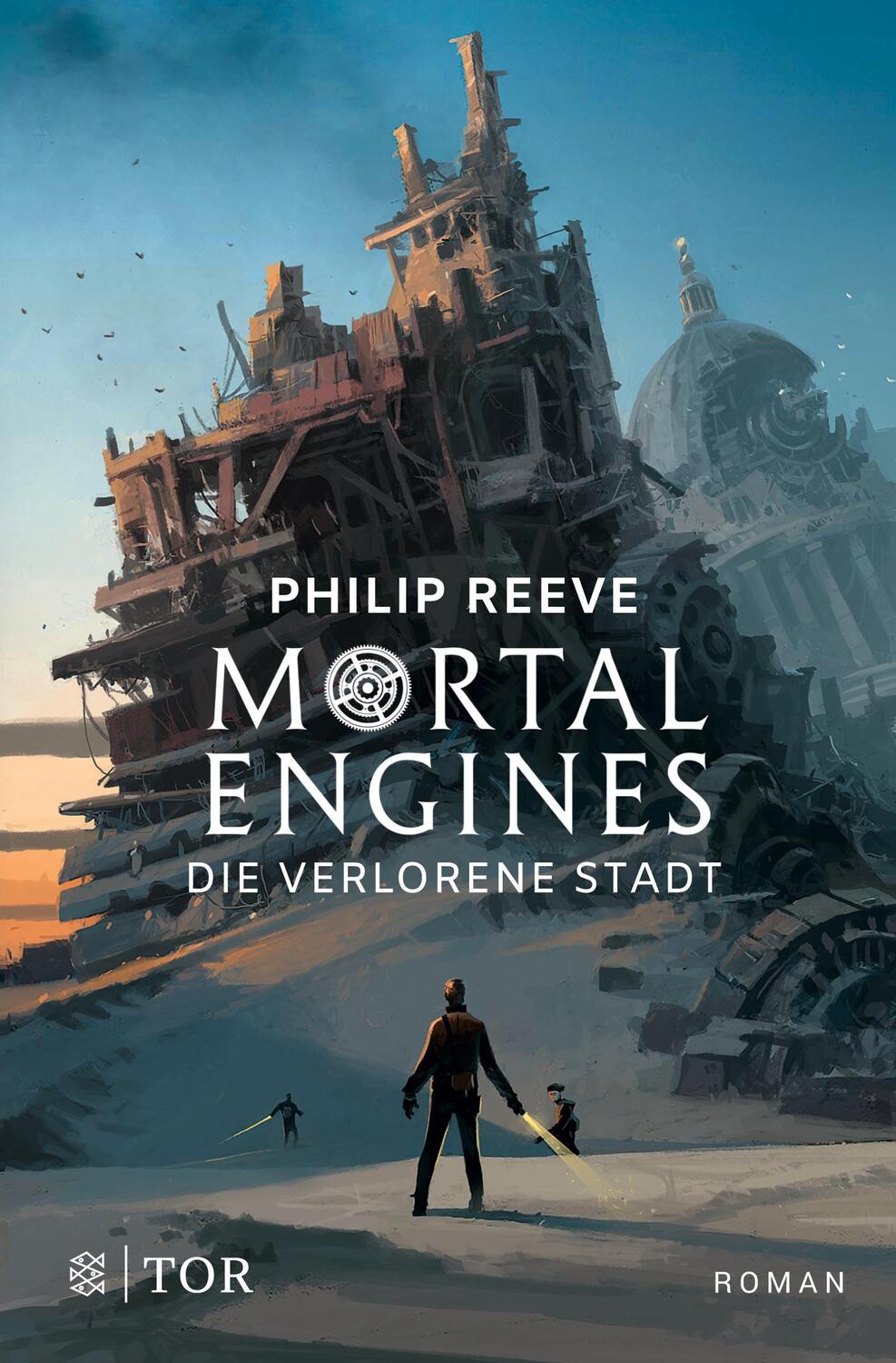 Cover: 9783596702152 | Mortal Engines - Die verlorene Stadt | Roman | Philip Reeve | Buch