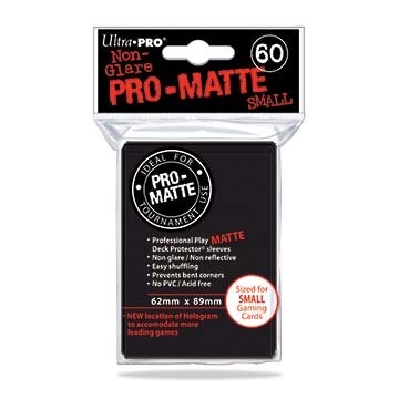 Cover: 74427840211 | Black Pro-Matte Sleeves (small)(60) | deutsch | Ultra Pro!