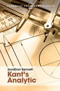 Cover: 9781316506059 | Kant's Analytic | Jonathan Bennett | Taschenbuch | Paperback | 2016