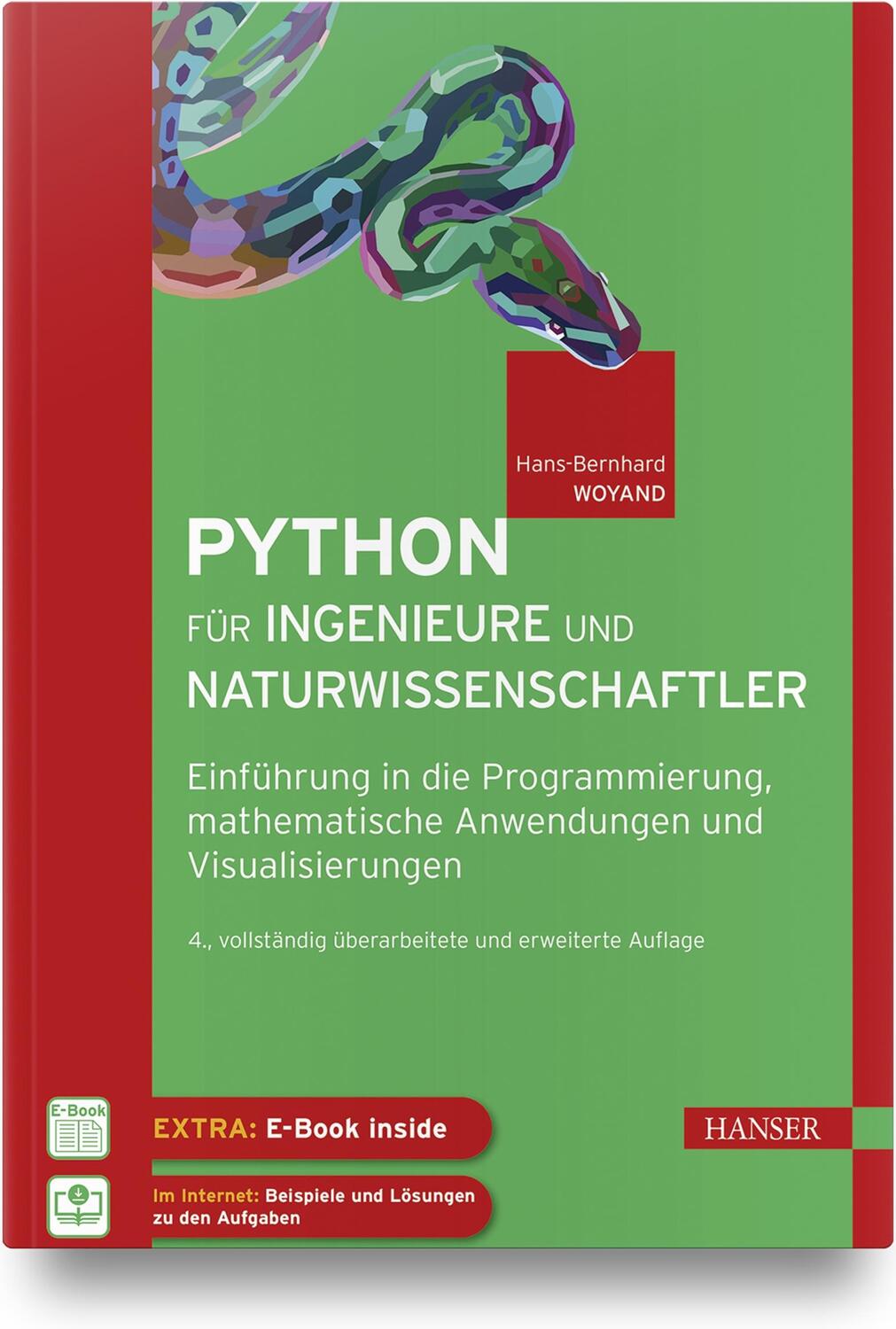 Cover: 9783446464834 | Python für Ingenieure und Naturwissenschaftler | Hans-Bernhard Woyand