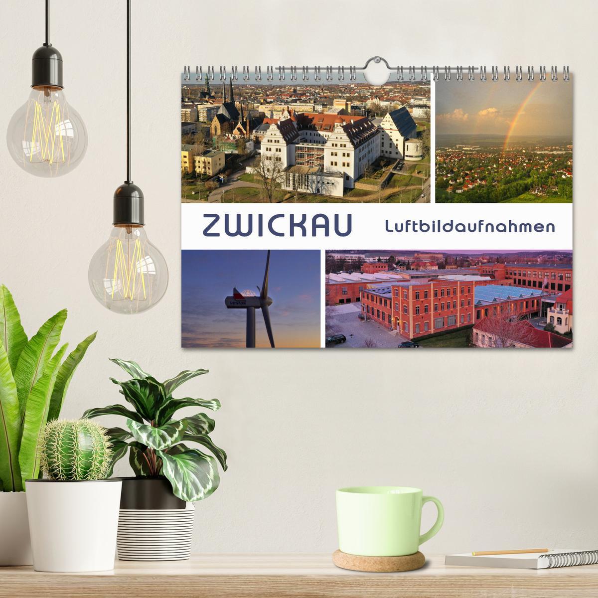 Bild: 9783383947599 | Zwickau - Luftaufnahmen (Wandkalender 2025 DIN A4 quer), CALVENDO...