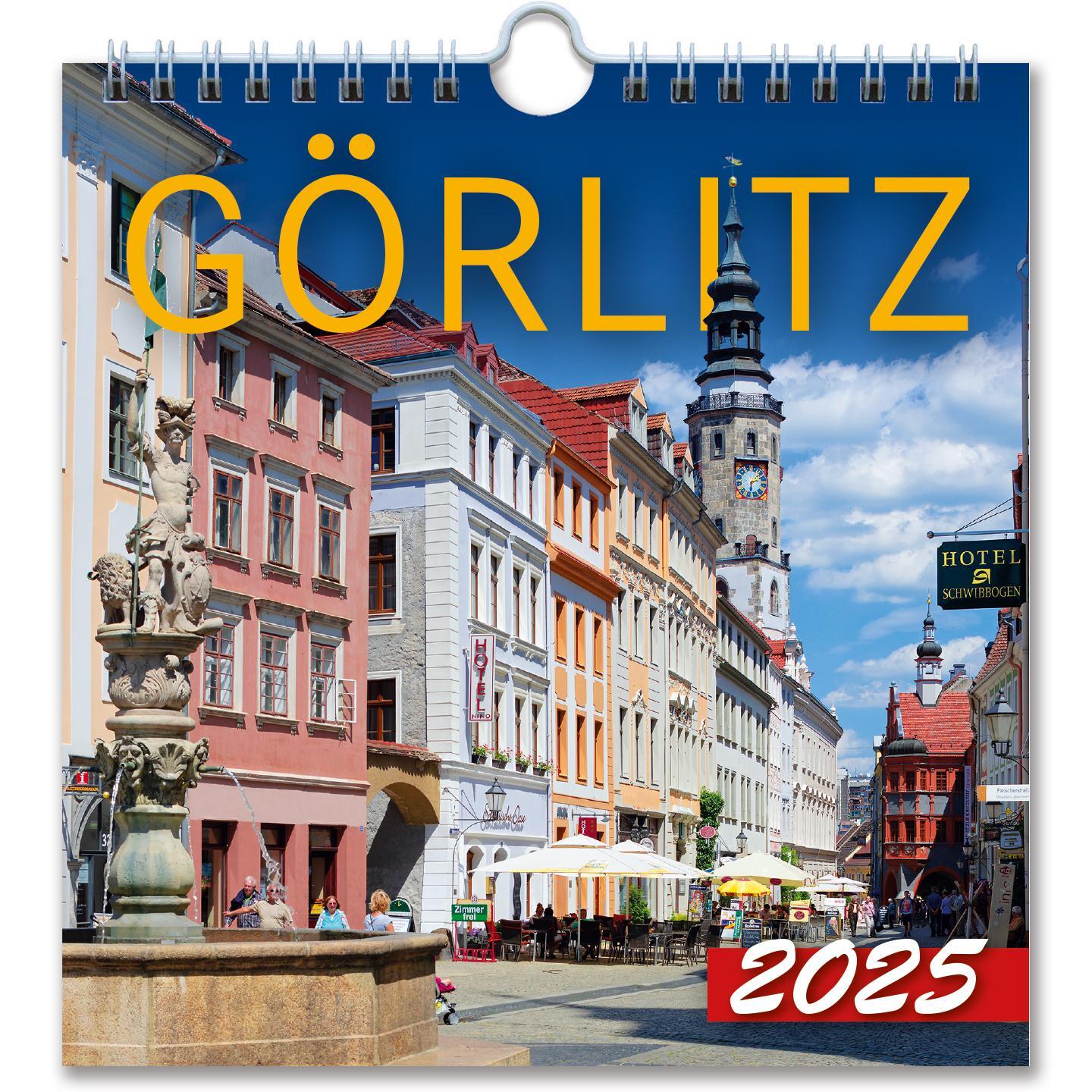 Cover: 4250582399429 | Kalender Görlitz 2025 | 13,5x14 cm - Tischkalender | Dietmar Berthold