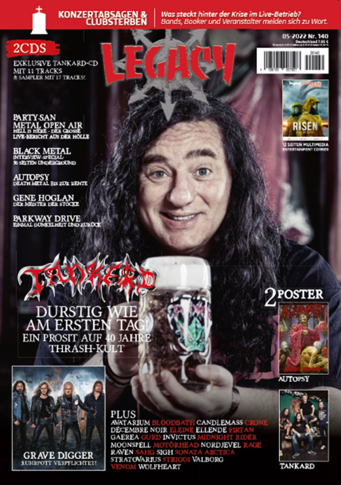 Cover: 9783959363655 | LEGACY MAGAZIN: THE VOICE FROM THE DARKSIDE | Ausgabe #140 (5/2022)