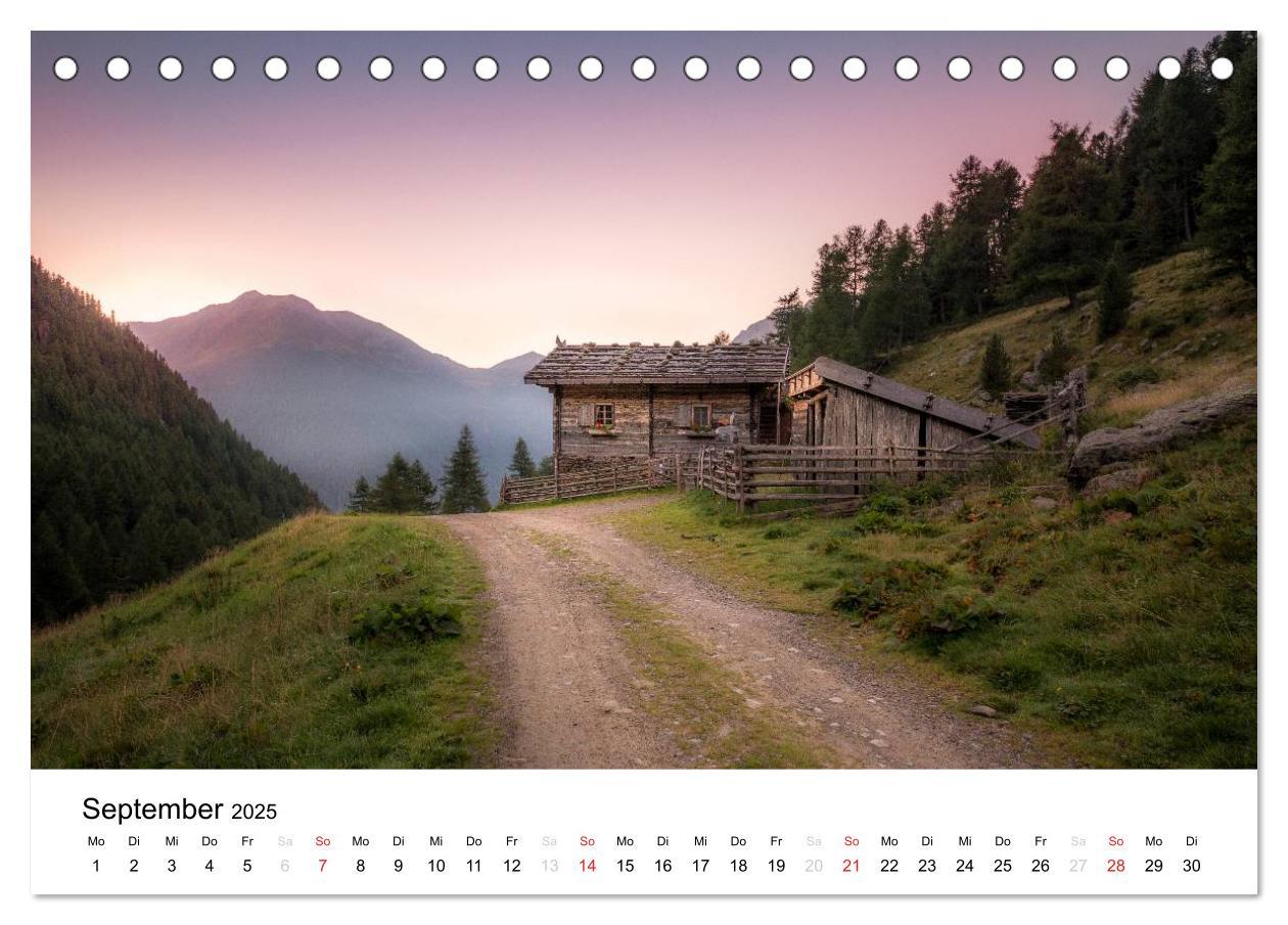 Bild: 9783435494590 | Almen im Ultental (Tischkalender 2025 DIN A5 quer), CALVENDO...