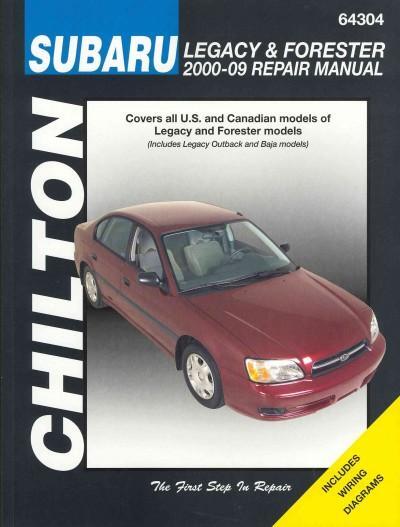 Cover: 9781620920220 | Subaru Legacy (00-09 ) (Chilton) | Haynes Publishing | Taschenbuch