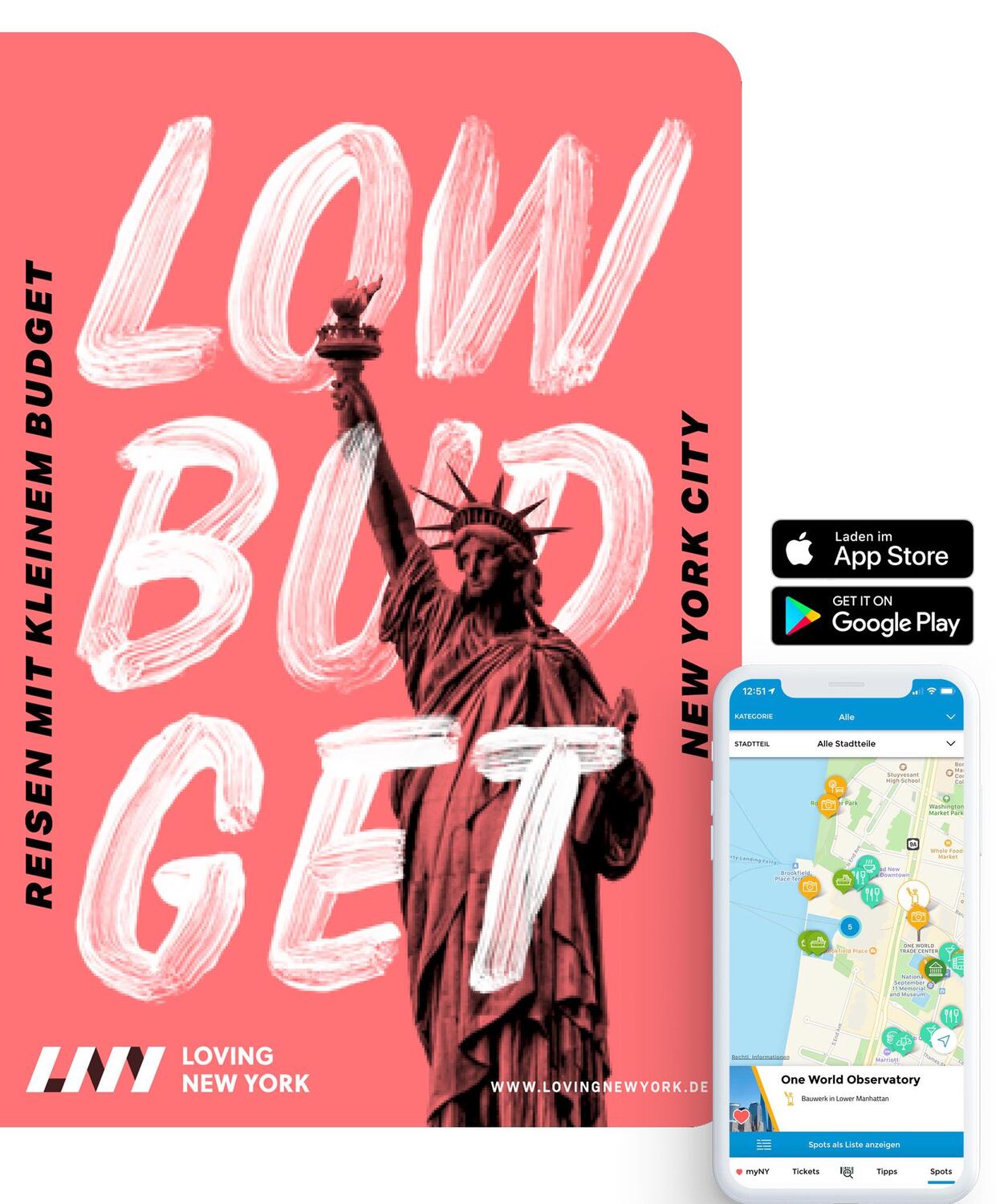 Cover: 9783981953428 | Low Budget Reiseführer New York 2018/19: für Sparfüchse, Familien &...