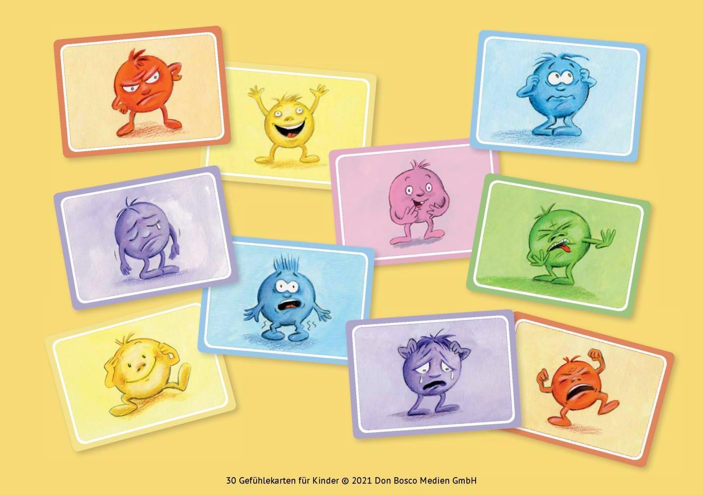 Bild: 4260179517075 | 30 Gefühlekarten für Kinder | Monika Bücken-Schaal | Box | 32 S.