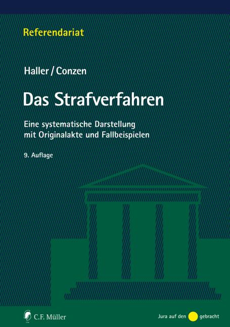 Cover: 9783811457461 | Das Strafverfahren | Klaus Haller (u. a.) | Taschenbuch | XXVII | 2021