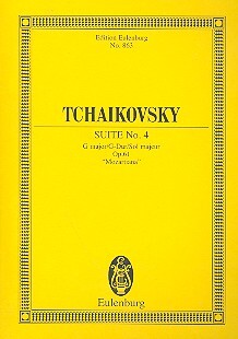 Cover: 9790200207446 | Suite No. 4 In G Major Op. 61 CW 31 | Pyotr Ilyich Tchaikovsky | 1981