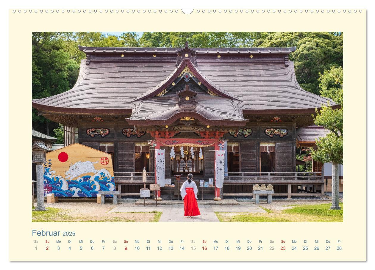 Bild: 9783435174997 | Eine Reise durch Japan (Wandkalender 2025 DIN A2 quer), CALVENDO...