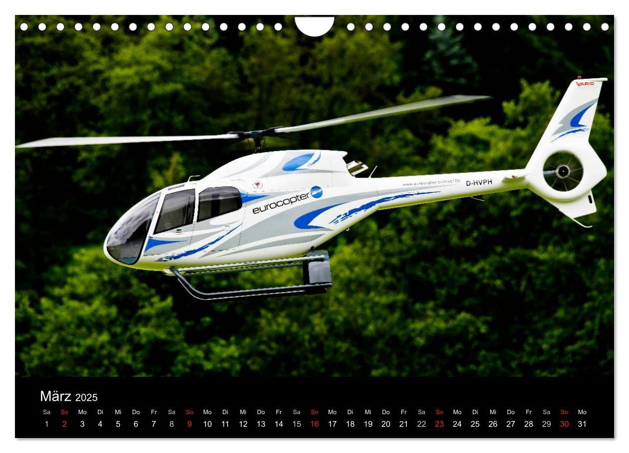 Bild: 9783435703333 | Modellhelis (Wandkalender 2025 DIN A4 quer), CALVENDO Monatskalender